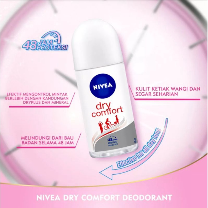 NIVEA Deodorant Roll-On 50ml FEMALE / WOMEN