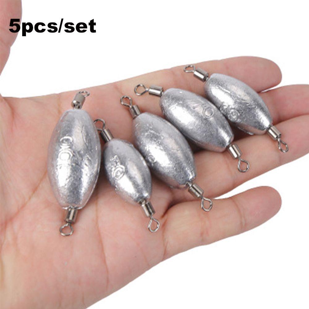 Suyo 5PCS Pemberat Pancing Bahan Timah Untuk Memancing