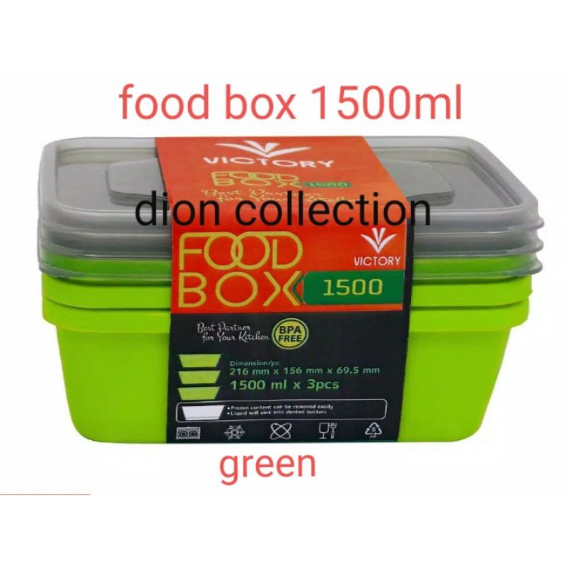 Victory Food Box 1500ml