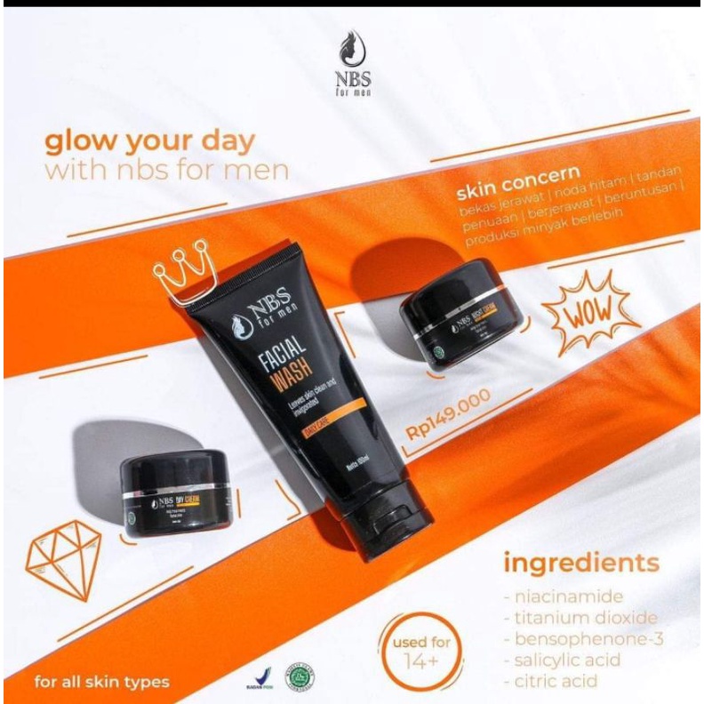 Paket Skincare NBS Untuk Pria