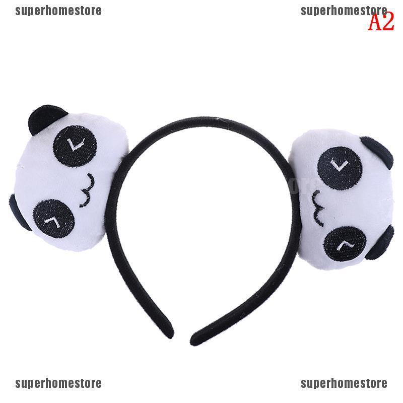 SPH Bando Jepit Rambut  Anak  Perempuan  Model  Panda Bahan 