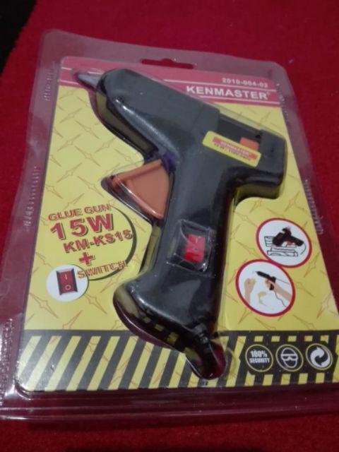 Kenmaster Km-ks15 Glue Gun 15watt Switch On Off - Lem Tembak