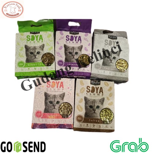 Pasir Kucing Kit Cat Tofu Soya Clump Litter 7L Gumpal No Dust ALAMI KHUSUS EKSPEDISI