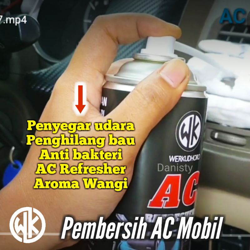 Ac refresher mobil Wk/ pembersih ac/evaporator/penyegar udara/pengharum ac/ac cleaner