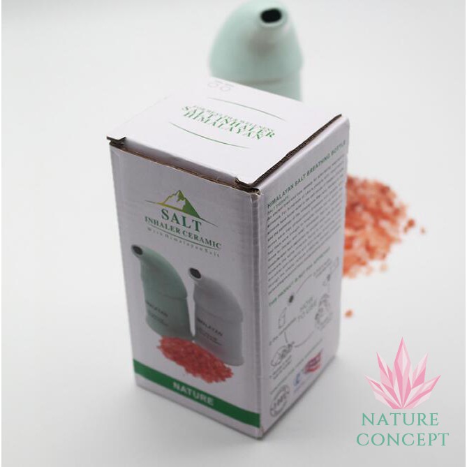 Nature Concept Himalayan Salt Inhaler for Asthma therapy Terapi Asma Garam Himalaya