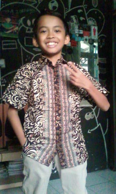 Couple Family Plisket Kemeja Ayah Anak Batik,tannisa Collection