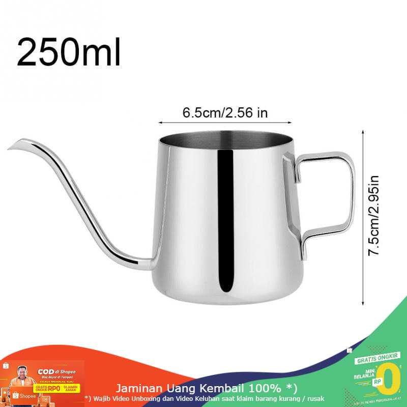 (BISA COD) RVOSTR  Teko Pitcher Kopi Teh Teapot Drip Kettle Cup - AA0049