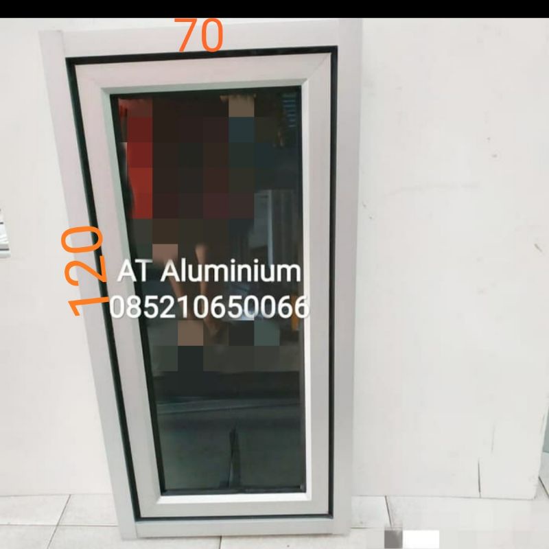 jendela aluminium 70x120