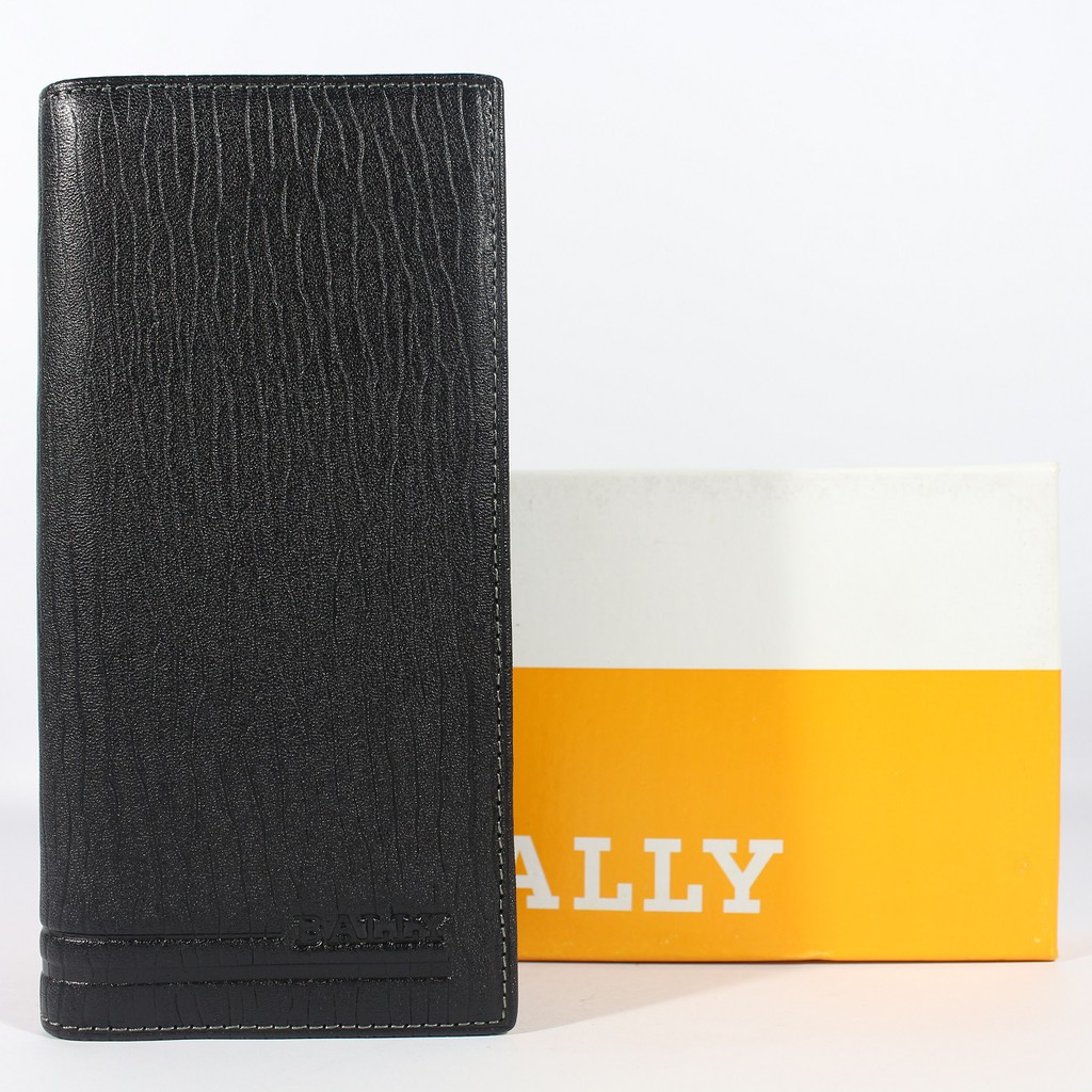 DOMPET KULIT PRIA PANJANG IMPORT BRANDED | BALLY 1501-08 BLACK