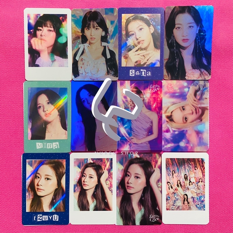 TWICE - Taste Of Love (Withdrama Interpark Aladdin Synnara Hologram Clear Photocard Benefit POB)