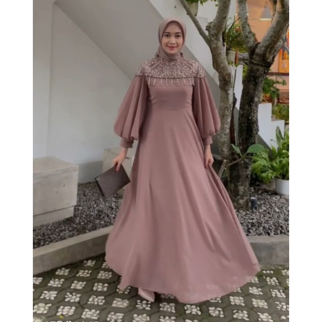 Aulia Dress Modern Dress Terbaru Dress Kondangan Premium