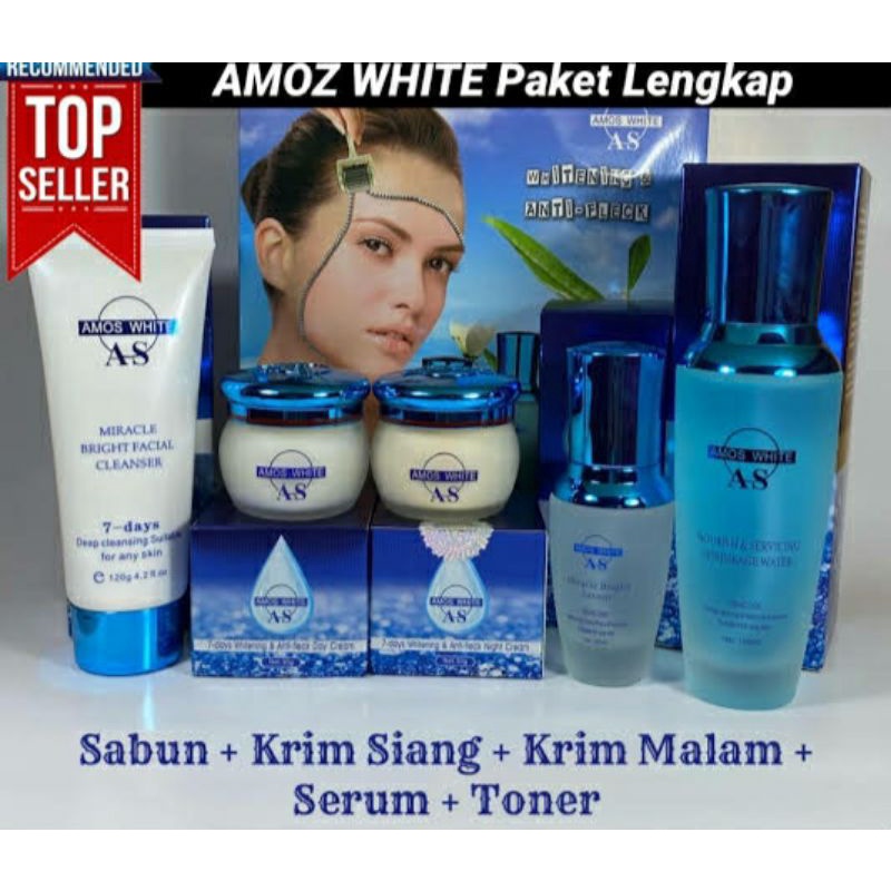 Amos White New Original 5 in 1 paket