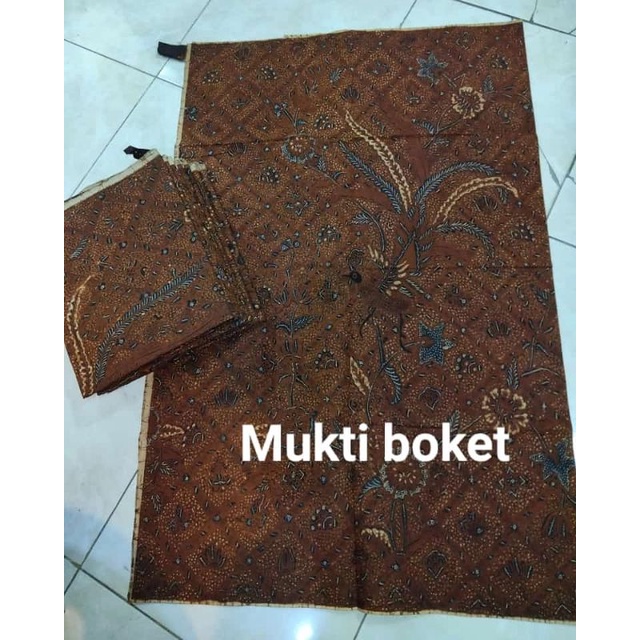 ( Original )Kain batik solo asli tulis sogo mukti boket limited