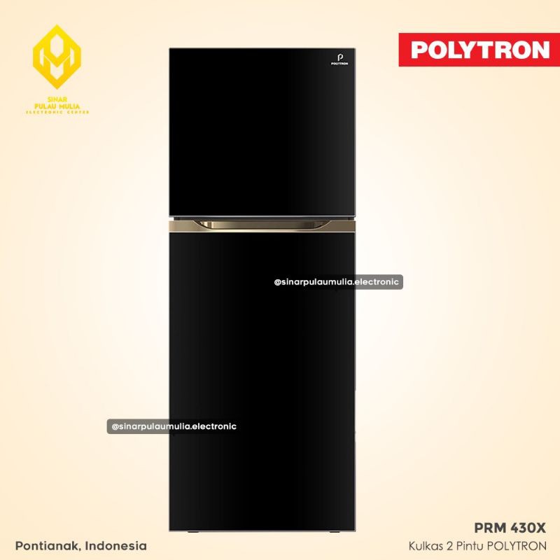 Polytron Kulkas 2 Pintu 300 Liter - PRM 430X / PRM 430 X / PRM430X