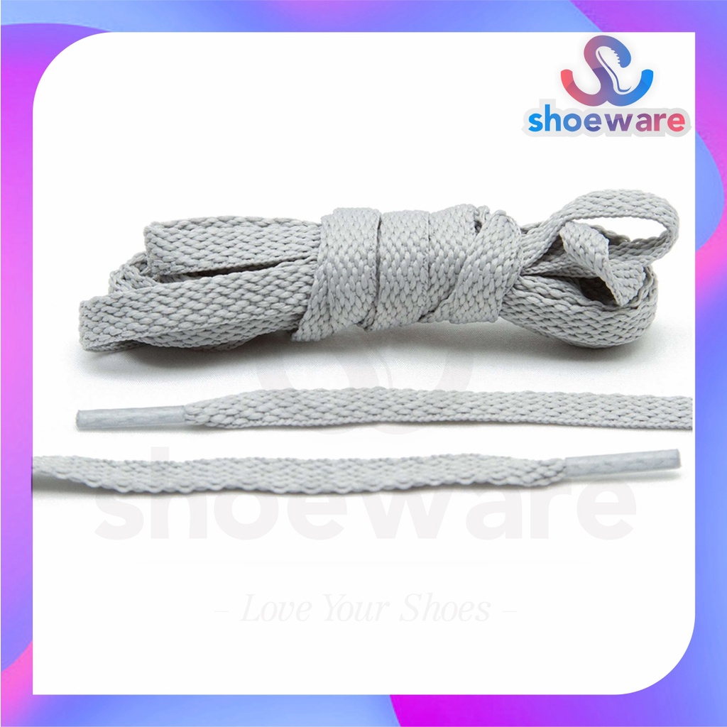 Tali sepatu /shoe laces sneakers gepeng pipih SEPASANG