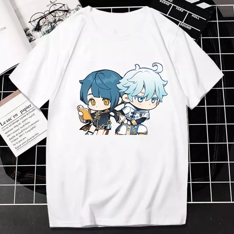 Kaos Anime Genshin Impact Hu Tao Xiao Distro Baju Genshin Impact Raiden Shogun Hutao Kazuha Kenqing Zhongli Baju Kaos Genshin Impact Anak Murah Tshirt Genshin Impact Yae Kaos Anime Murah Cowok Baju Anime Pria Distro Genshin Impact Kaos Anime Anak terbaru