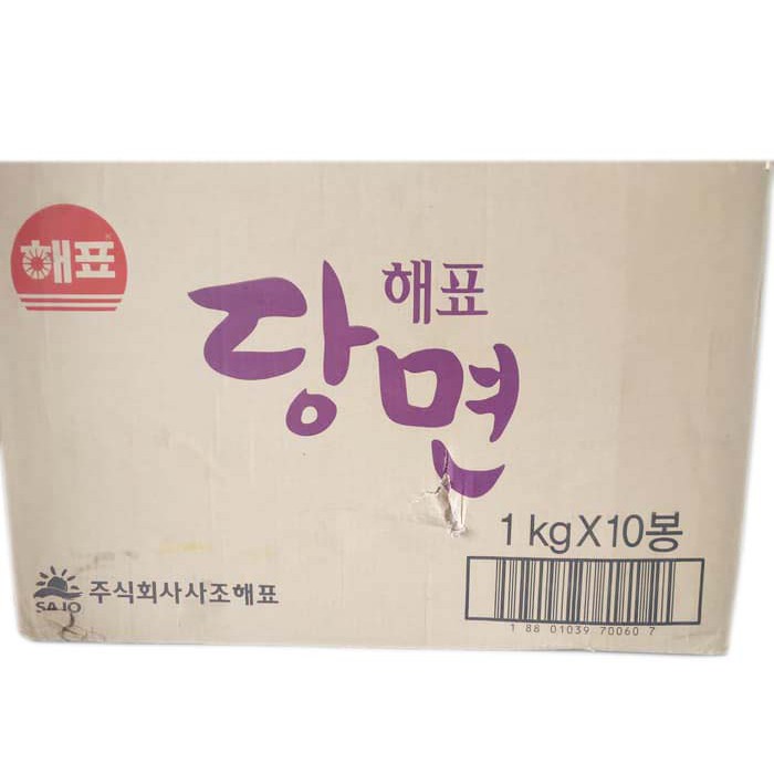 Sajo Soun Korea / Korean Vermicelli / Dangmyeon 1 KG bahan japchae