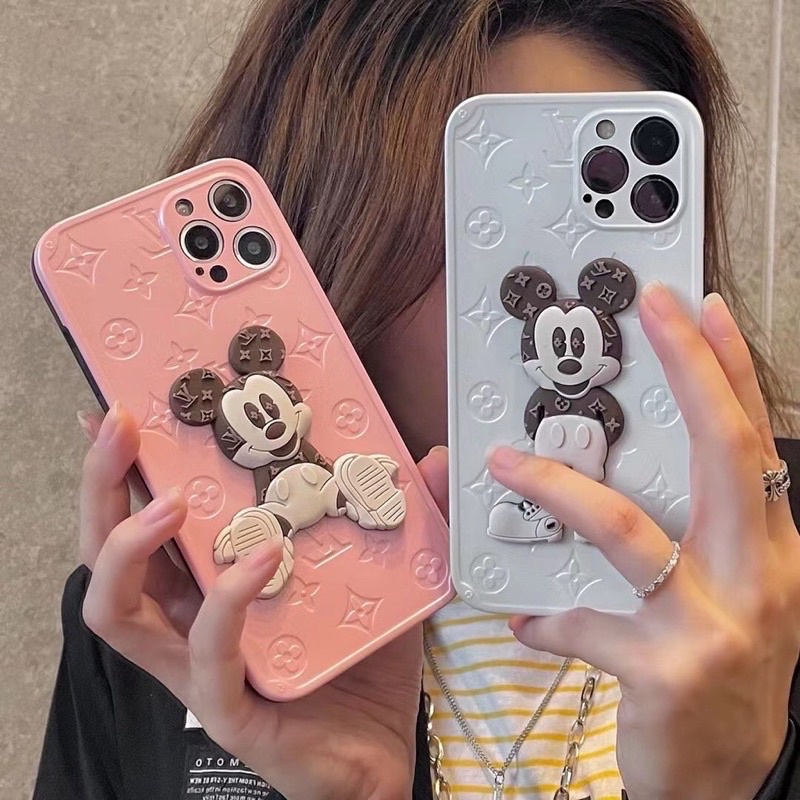 LV Mickey Case Iphone 13 13 Pro Max 13 Mini 7 plus 7+ 8 8+ X Xs Xr XsMAX 11 11Pro 11ProMax 12 12Mini 12Pro 12ProMax 13Promax