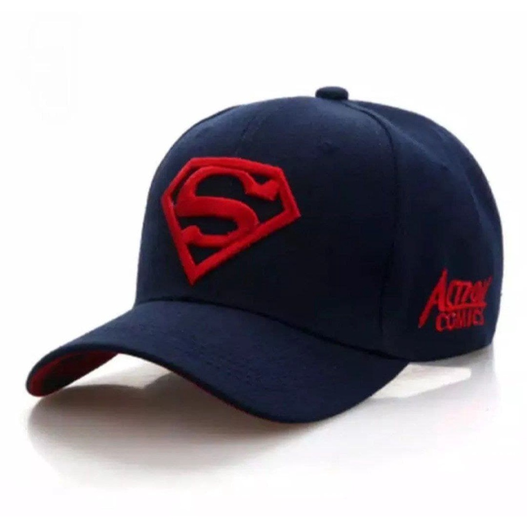 [COD]Topi Distro Pria/Topi Snapback Hip-Hop Bordir SUPERMAN New Model/Topi Baseball/Topi Santai/Topi
