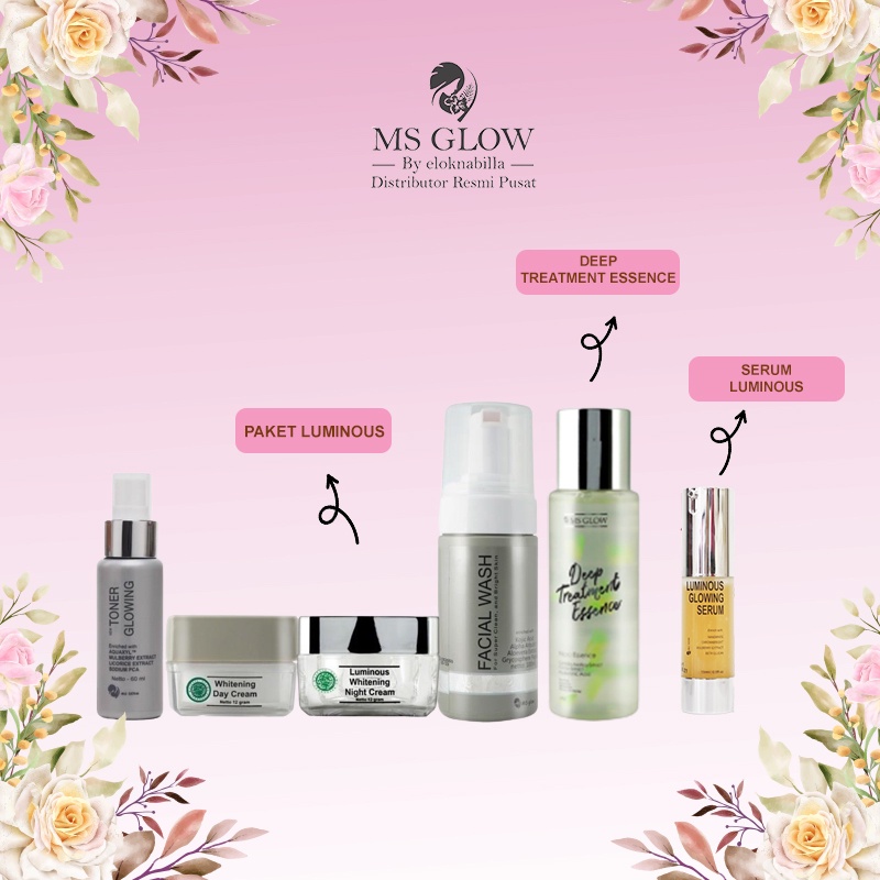 PAKET LUMINOUS MS GLOW LENGKAP