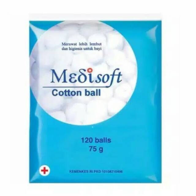 Kapas Bulat Medisoft Cotton Ball 120 Balls