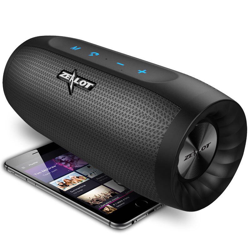 Speaker Zealot S16 Dual Bass with Powerbank 4000 mAH