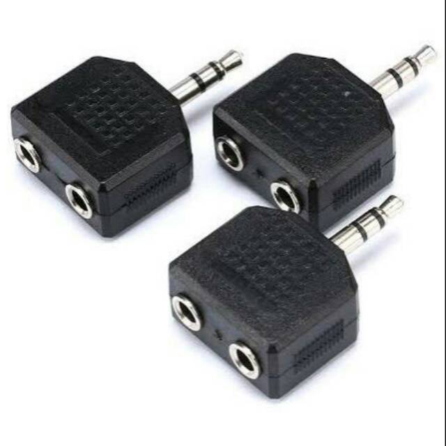 Jual Jack Audio Splitter 3,5mm / Sambungan Jack mini /Splitter jack