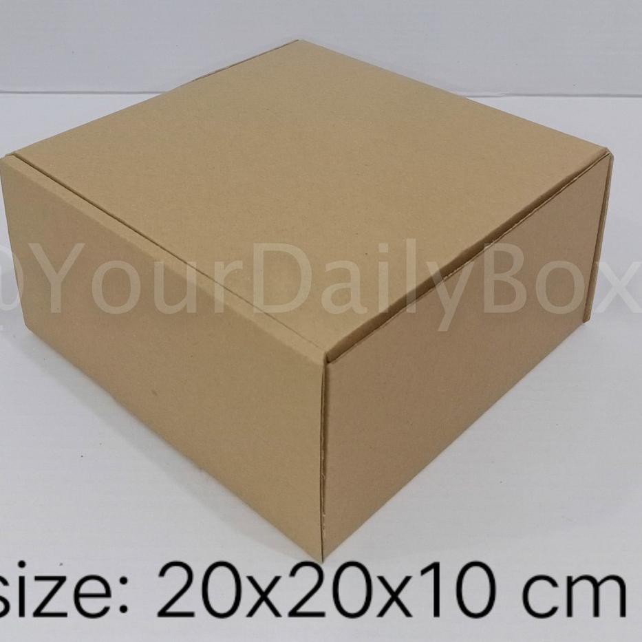 

Terbaru (10pcs) Kardus uk.20x20x10 cm untuk makanan, baju, aksesoris, dll Œ