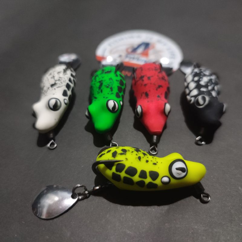 SOFT FROG Curut bengkok 4cm ps lure I Umpan casting ikan gabus dan toman