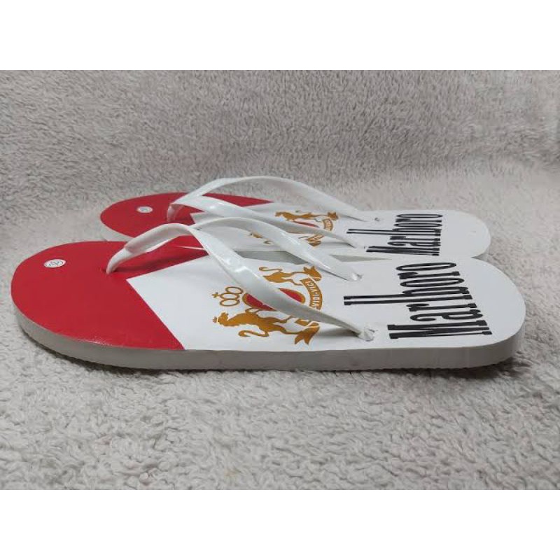 SANDAL JAPIT MOTIF ROKOK - BIKIN TAMPILAN KAMU JADI BEDA