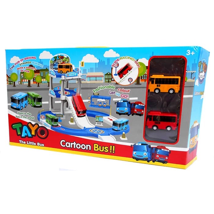 fj82 TAYO PARKING AREA ZY 003 - MAINAN LITTLE BUS TAYO