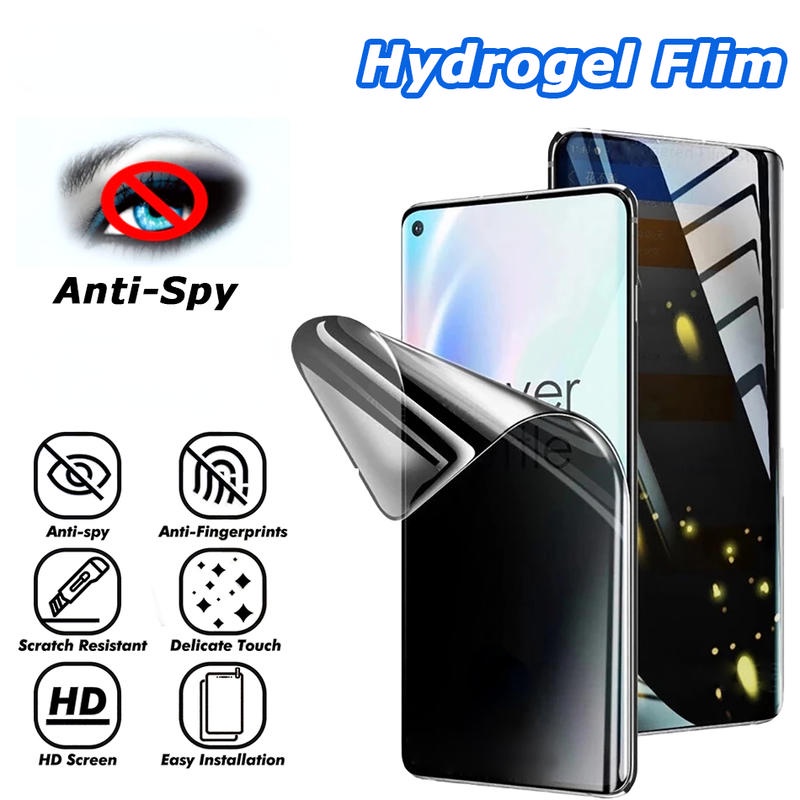 Pelindung Layar Hydrogel Anti Spy Untuk Xiaomi Mi 12 11 10 CC9 9 Pro 11 10 Lite Mi 12X 11 Ultra 10S CC9E 9S