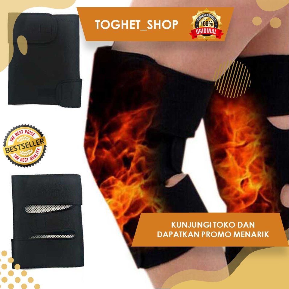 Alat Pelindung Lutut Dan Terapi Magnetik Sakit Lutut Olahraga Lari Bola Futsal Knee Pad Relaksasi