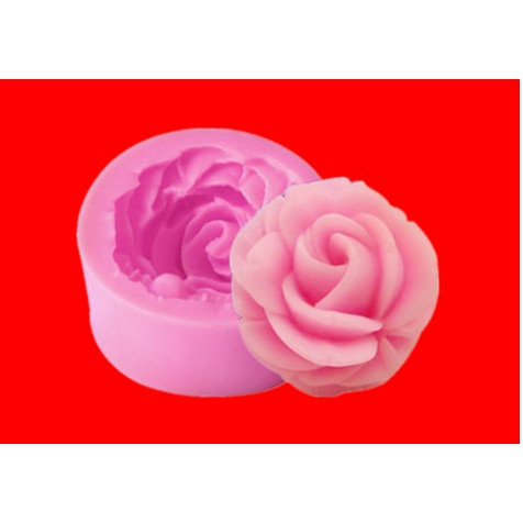 3D Silicon Mold Fondant Cake Decoration - Rose Flower