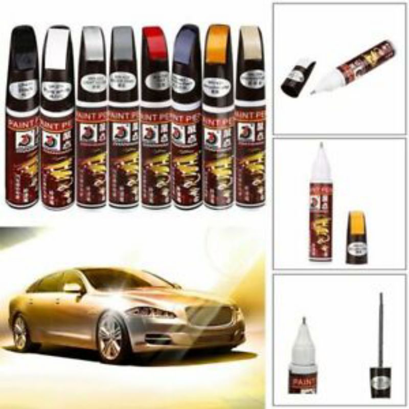 Merah Maroon Pearl Red Metalik Warna Cat Mobil Motor Noda Gores Lecet Auto Pen Paint Red Metallic Scratch Remover