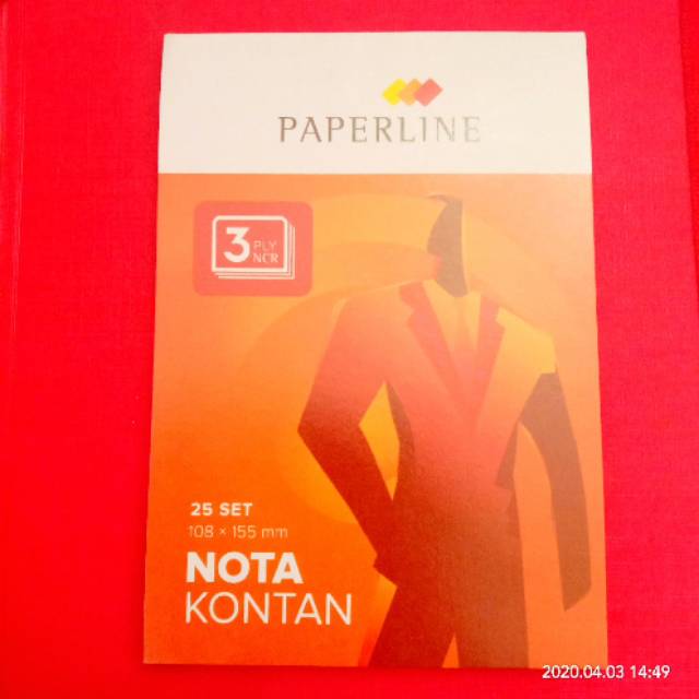 

Nota kontan 3 ply kecil paperline-1 pcs