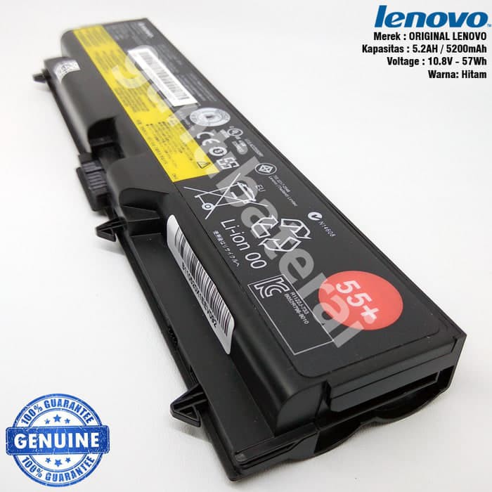 Baterai ORI Lenovo E420 L410 L412 L510 SL410 T410 T420 L430 SL51 W520