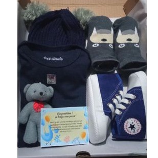 hampers bayi / gift box bayi Hampers Bayi Newborn Baby Gift Set Unisex Kado Lahiran Parcel Bayi Laki-laki Perempuan