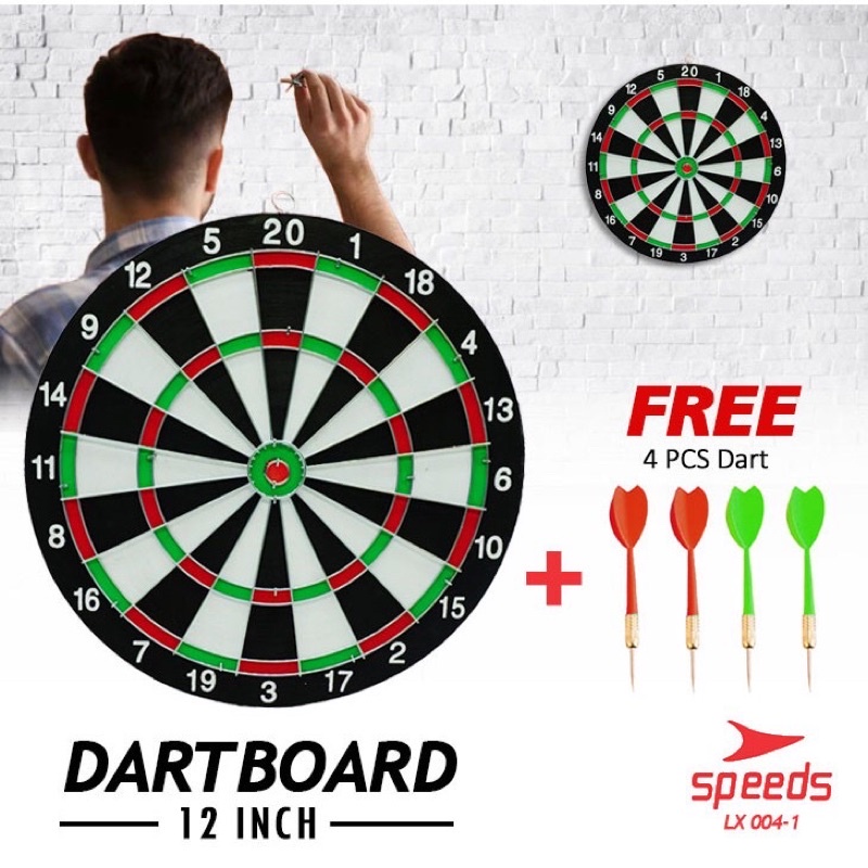 DART GAME BESAR 12 in Papan Dart Panahan Dinding Board busur olahraga lemparan Besar 004-1