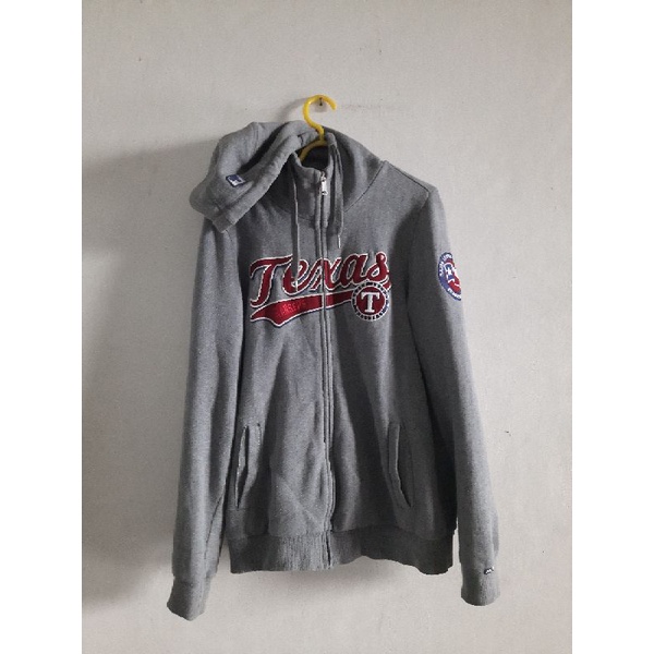 ( THRIFT ) HOODIE MLB TEXAS SECOND ORIGINAL