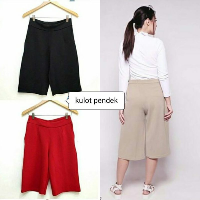 KULOT PENDEK JUMBO 7/8 // CELANA PENDEK WANITA JUMBO