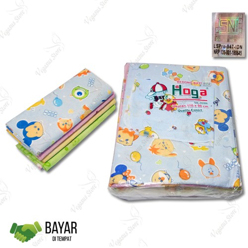 Bedong bayi Karakter Kartun Beodong Bayi-Baby Star &amp; HUGO Ber SNI 110x90cm-Vegasus Store(COD)