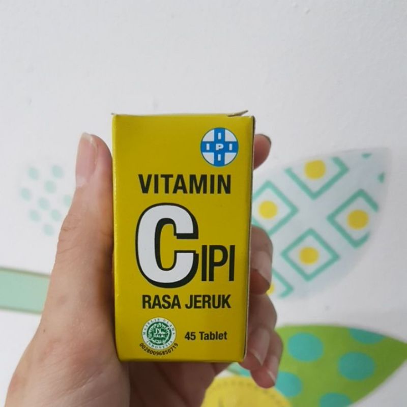 Vitamin C IPI botol 45 tablet kunyah