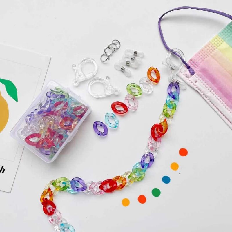 DIY kit strap mask/tali masker acrylic candy/ lanyard mask/