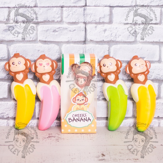 Cheeki Banana Squishy By Punimaru