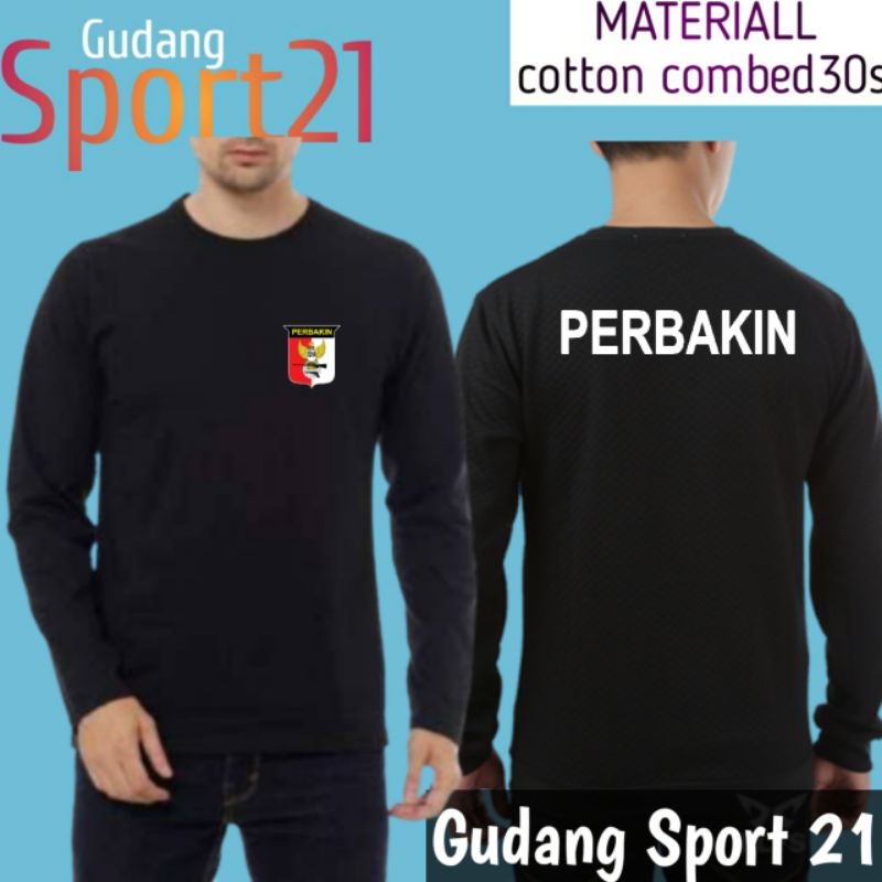 kaos baju lengan panjang perbakin kaos perbakin