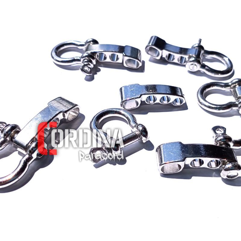 Gasper  shackle O with adjuster untuk penyesuaian tali paracord