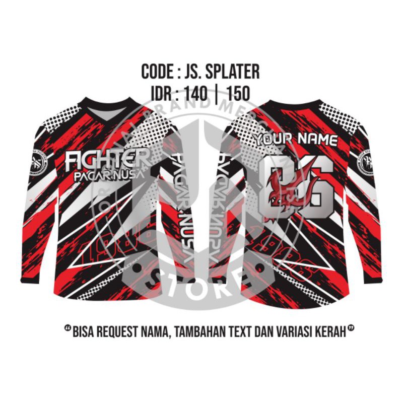 Kaos Pagar Nusa, Bahan jersey