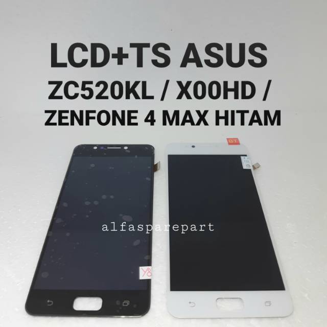 LCD + TS FULLSET ASUS ZC520KL / X00HD / ZENFONE 4 MAX HITAM