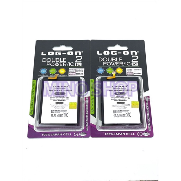 BATERAI SAMSUNG M30 2020 M30S - LOG ON DOUBLE POWER BATRE